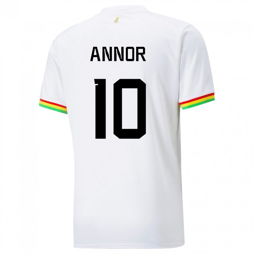 Homem Camisola Ganesa Emmanuel Annor #10 Branco Principal 22-24 Camisa