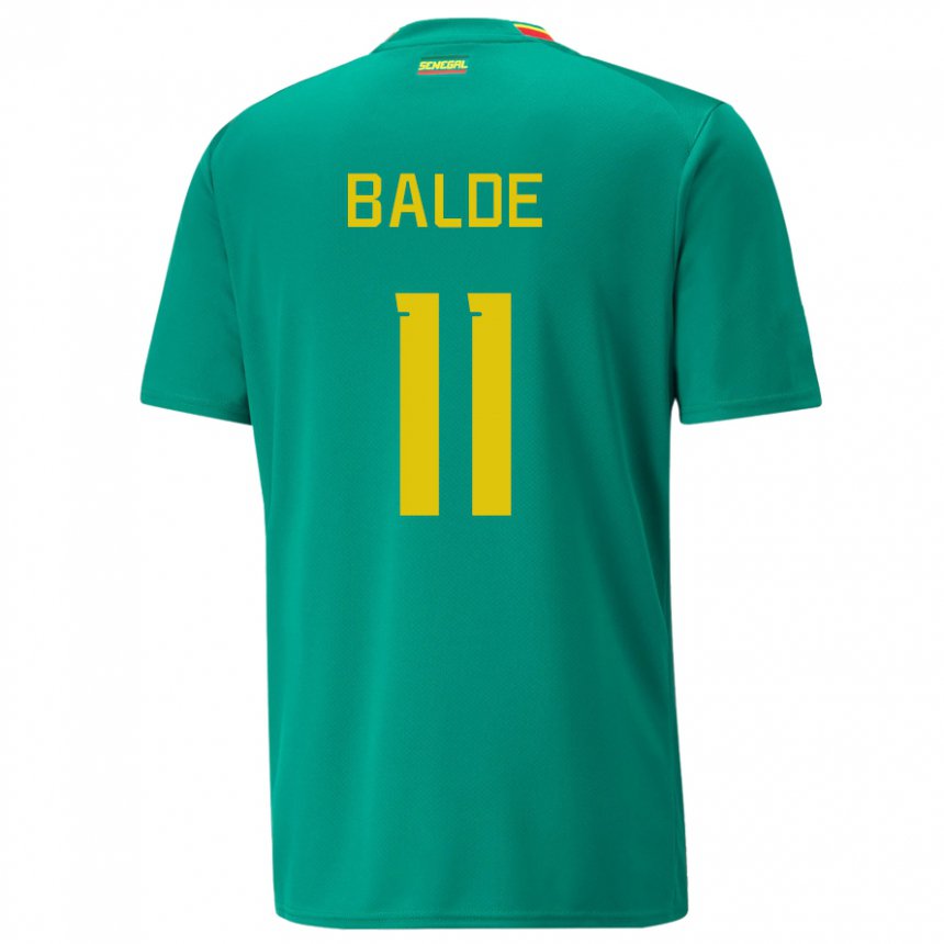 Homem Camisola Senegalesa Haby Balde #11 Verde Alternativa 22-24 Camisa