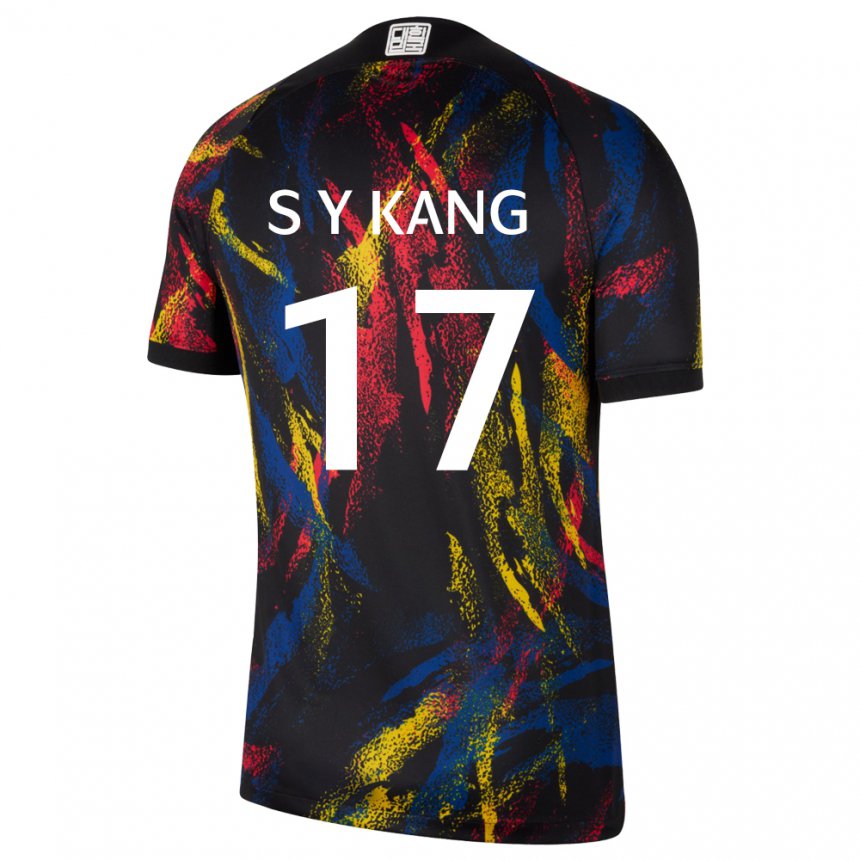 Homem Camisola Sul‑coreana Kang Sang Yun #17 Multicolorido Alternativa 22-24 Camisa