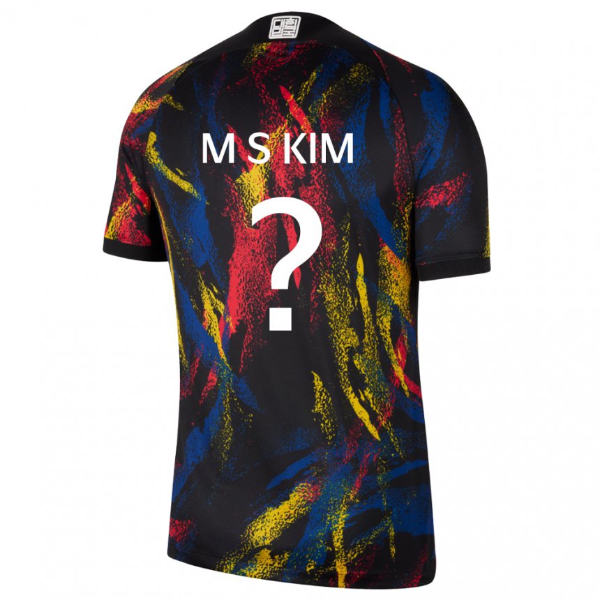 Homem Camisola Sul‑coreana Kim Min Sung #0 Multicolorido Alternativa 22-24 Camisa