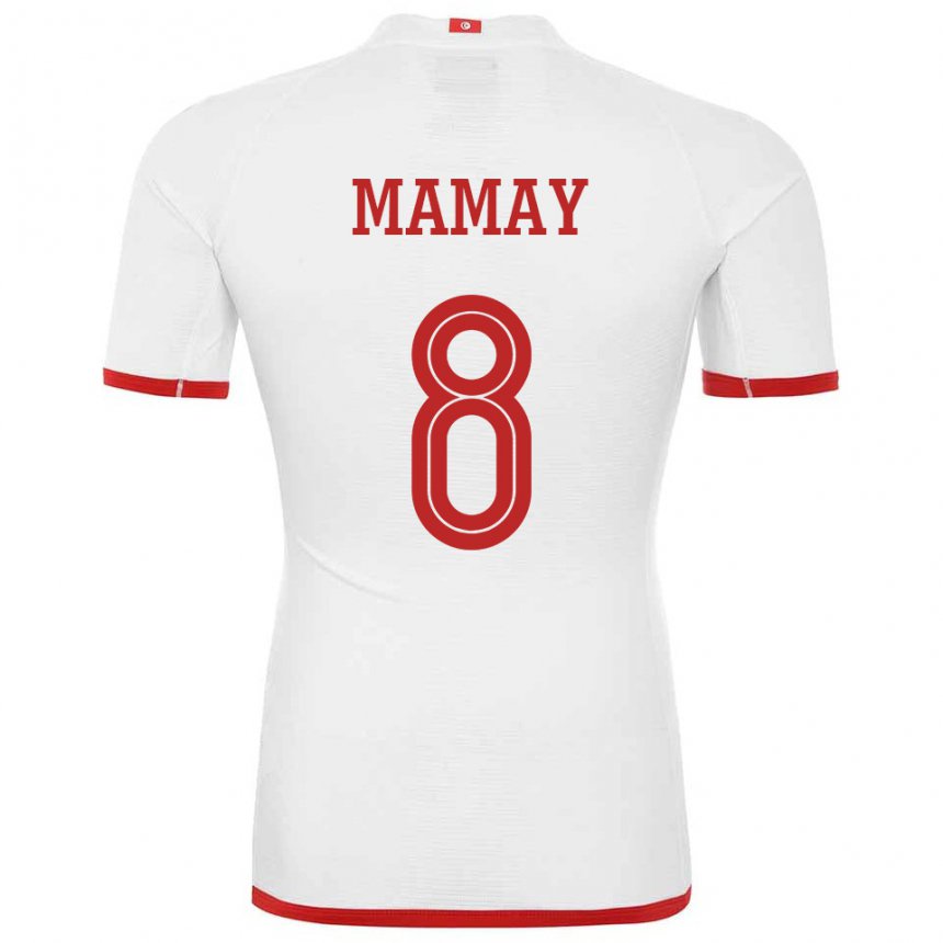 Homem Camisola Tunisiana Sabrine Mamay #8 Branco Alternativa 22-24 Camisa