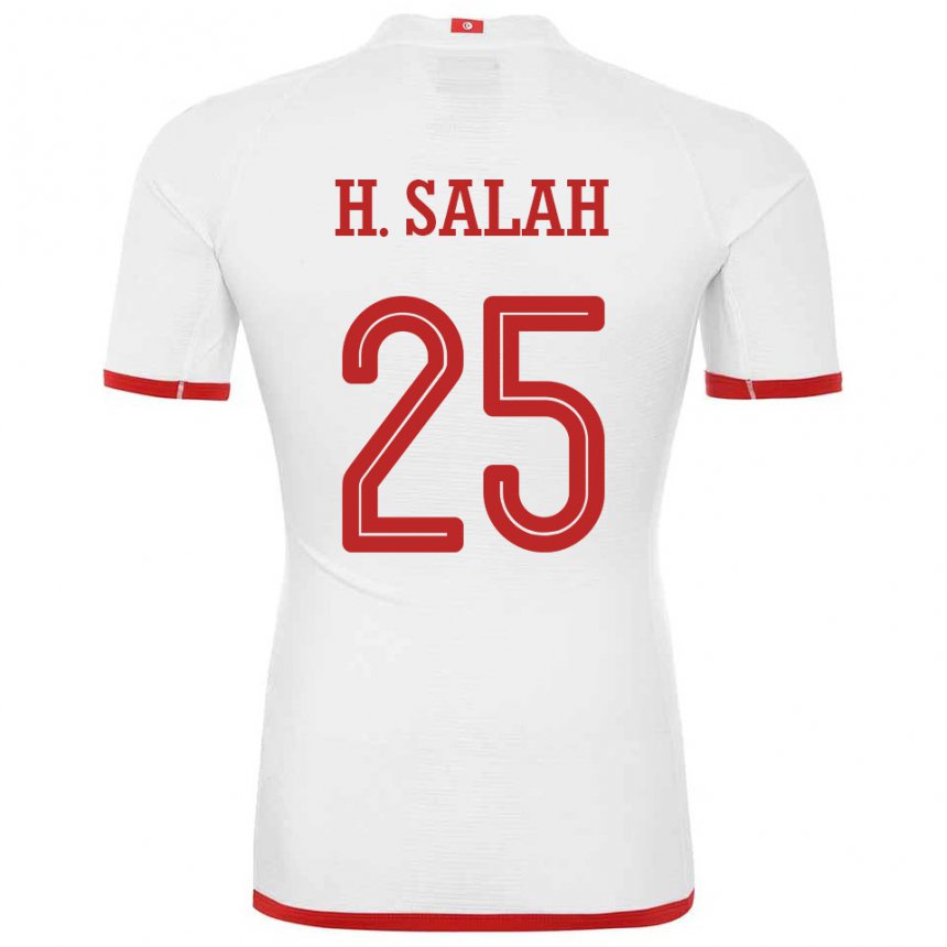Homem Camisola Tunisiana Heni Ben Salah #25 Branco Alternativa 22-24 Camisa