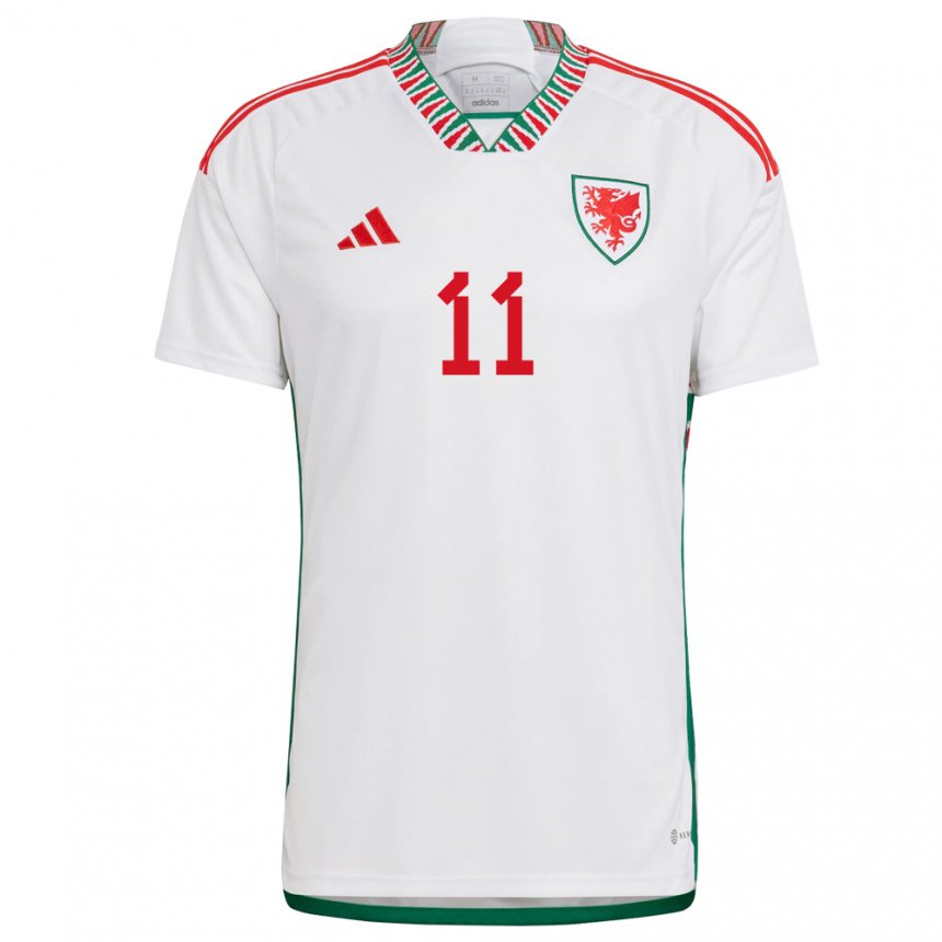 Homem Camisola Galesa James Crole #11 Branco Alternativa 22-24 Camisa