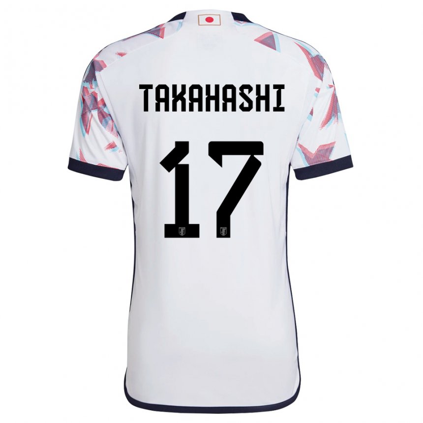 Homem Camisola Japonesa Hana Takahashi #17 Branco Alternativa 22-24 Camisa