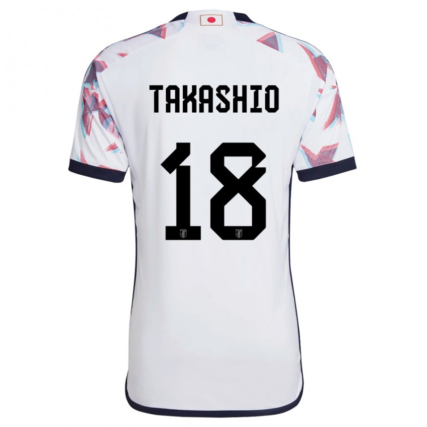 Homem Camisola Japonesa Hayase Takashio #18 Branco Alternativa 22-24 Camisa