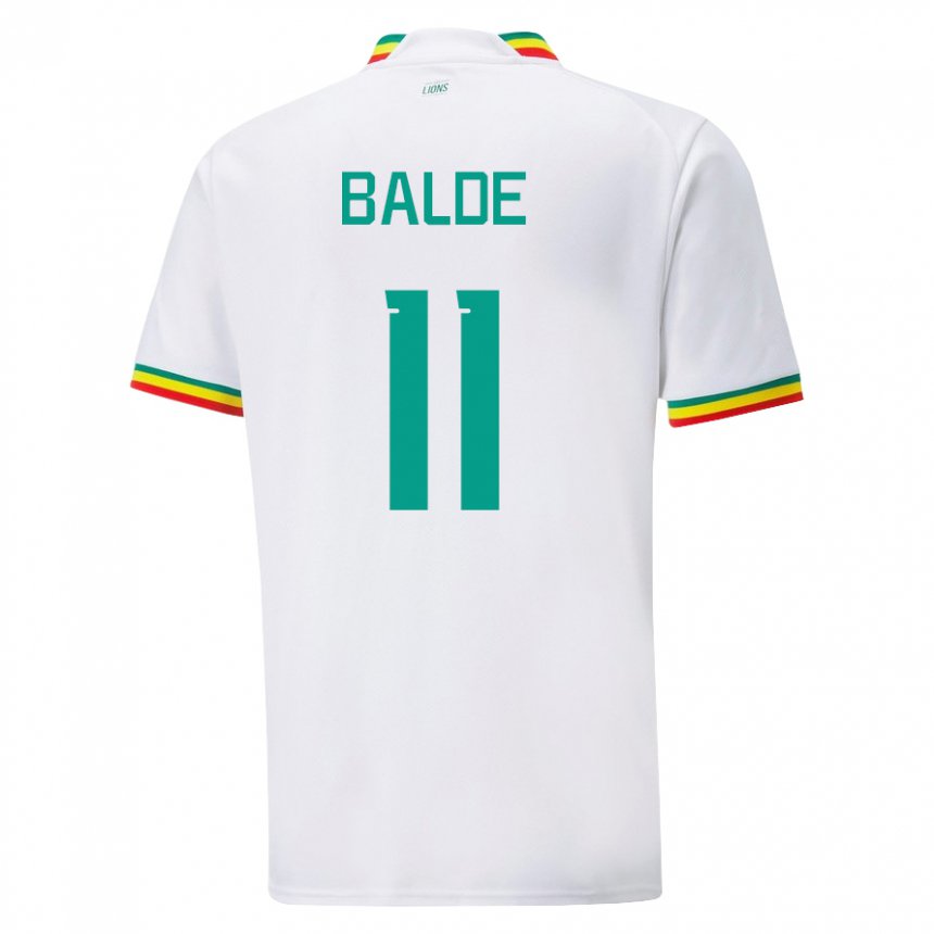 Mulher Camisola Senegalesa Haby Balde #11 Branco Principal 22-24 Camisa