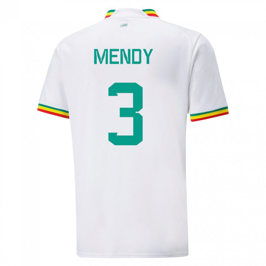 Mulher Camisola Senegalesa Formose Mendy #3 Branco Principal 22-24 Camisa