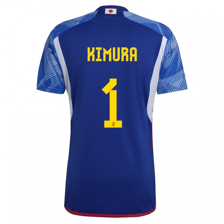 Mulher Camisola Japonesa Ryoya Kimura #1 Azul Real Principal 22-24 Camisa