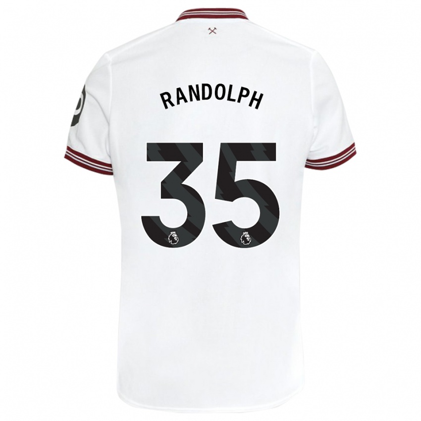 Criança Camisola Darren Randolph #35 Branco Alternativa 2023/24 Camisa