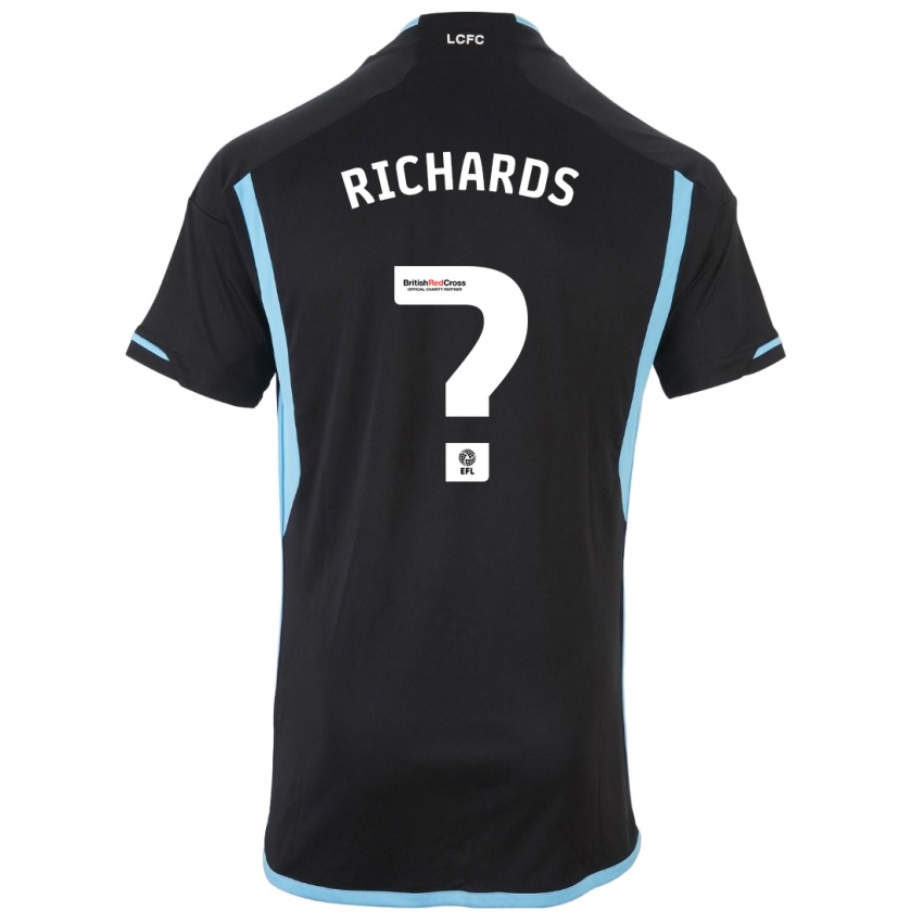 Criança Camisola Amani Richards #0 Preto Alternativa 2023/24 Camisa