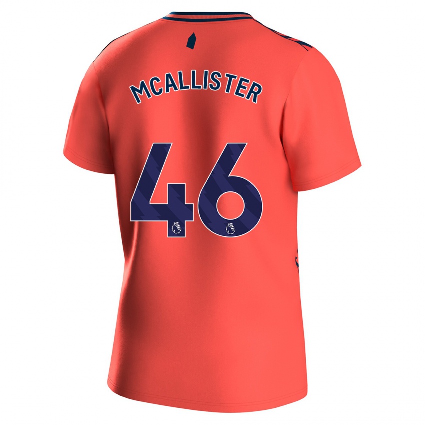 Criança Camisola Sean Mcallister #46 Corais Alternativa 2023/24 Camisa