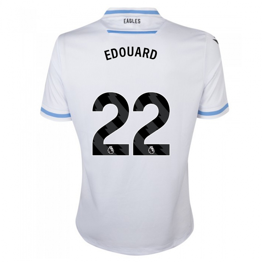 Criança Camisola Odsonne Edouard #22 Branco Alternativa 2023/24 Camisa