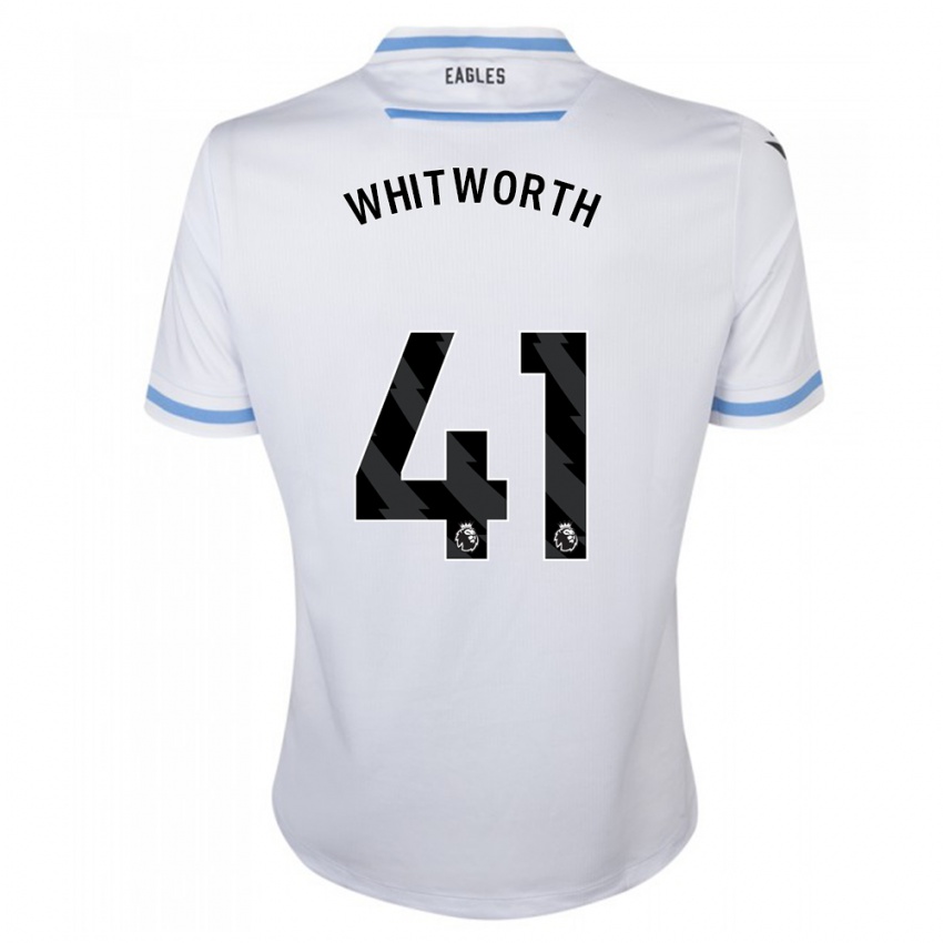 Criança Camisola Joe Whitworth #41 Branco Alternativa 2023/24 Camisa