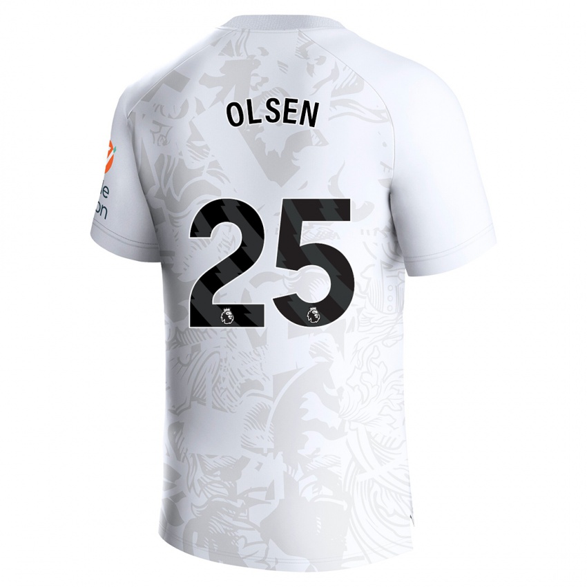 Criança Camisola Robin Olsen #25 Branco Alternativa 2023/24 Camisa