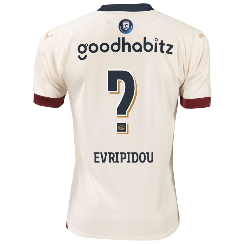 Criança Camisola Konstantinos Evripidou #0 Esbranquiçado Alternativa 2023/24 Camisa