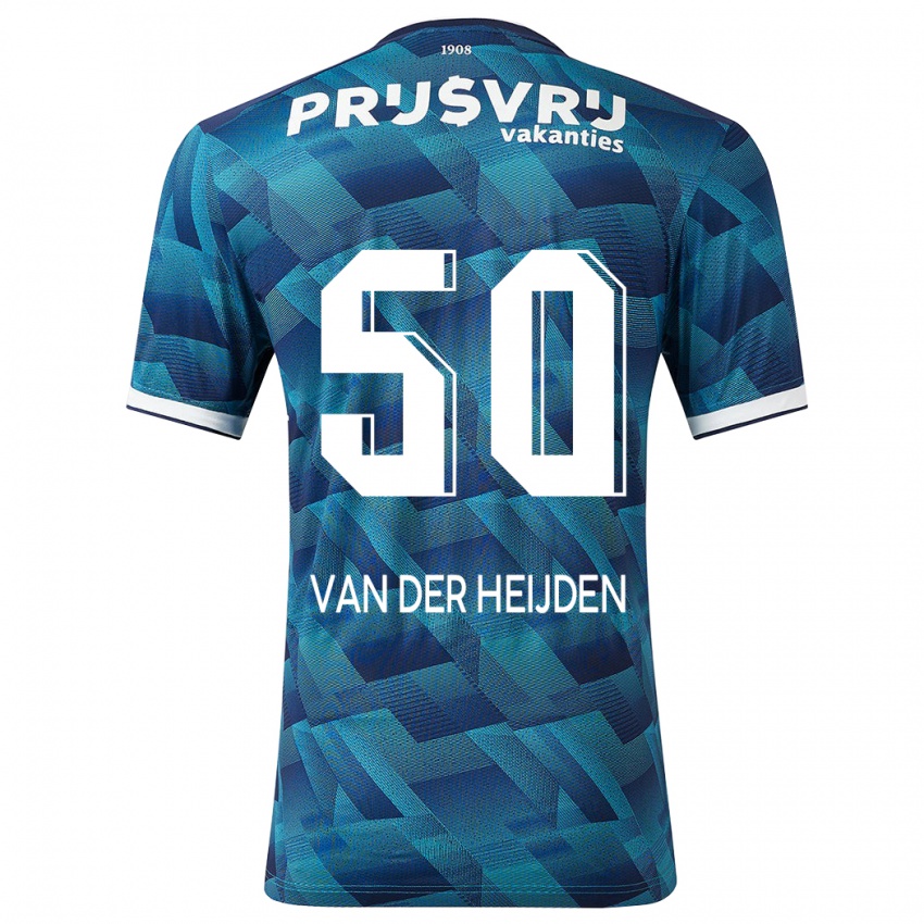 Criança Camisola Delano Van Der Heijden #50 Azul Alternativa 2023/24 Camisa