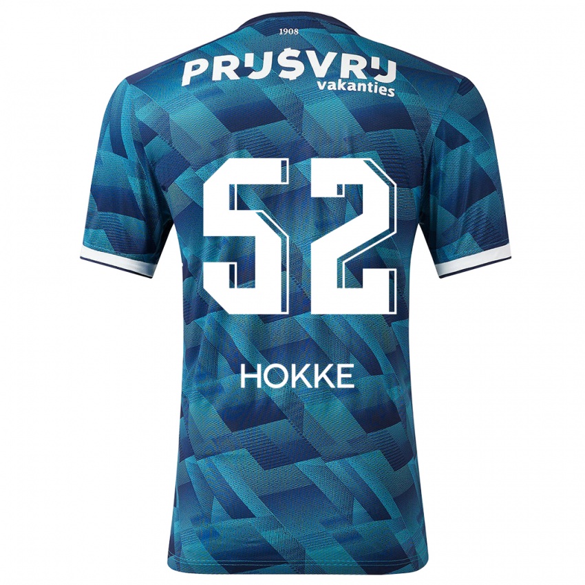 Criança Camisola Milan Hokke #52 Azul Alternativa 2023/24 Camisa