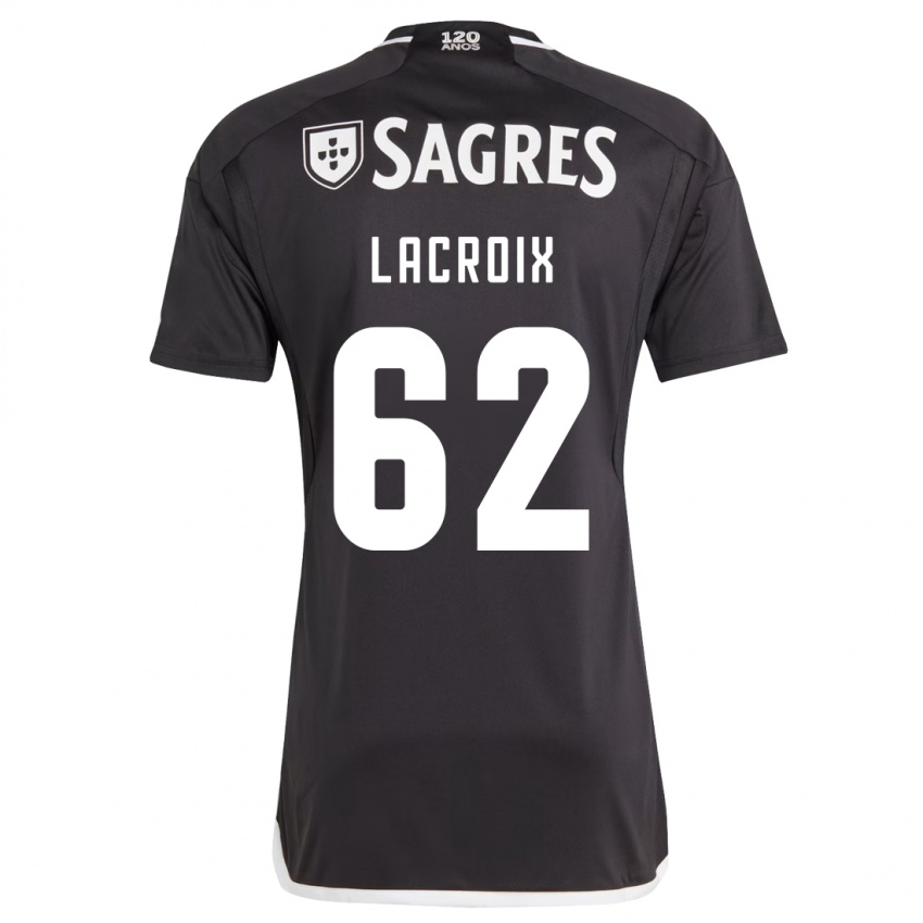 Criança Camisola Lenny Lacroix #62 Preto Alternativa 2023/24 Camisa