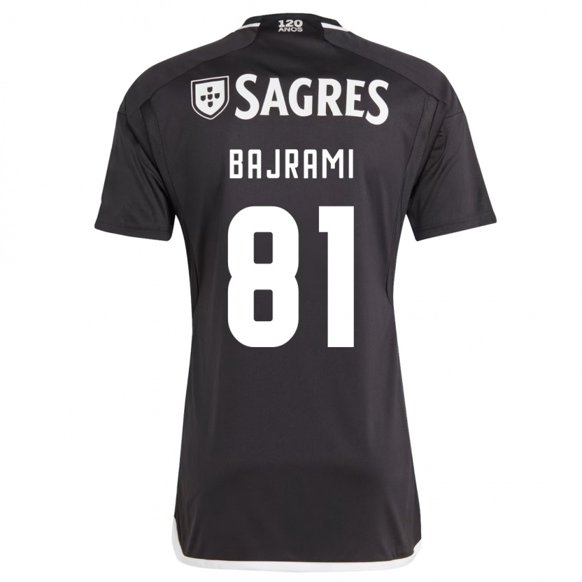 Criança Camisola Adrian Bajrami #81 Preto Alternativa 2023/24 Camisa