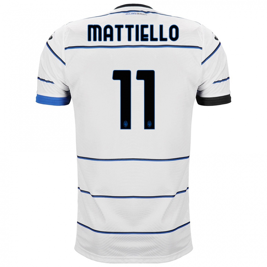 Criança Camisola Federico Mattiello #11 Branco Alternativa 2023/24 Camisa