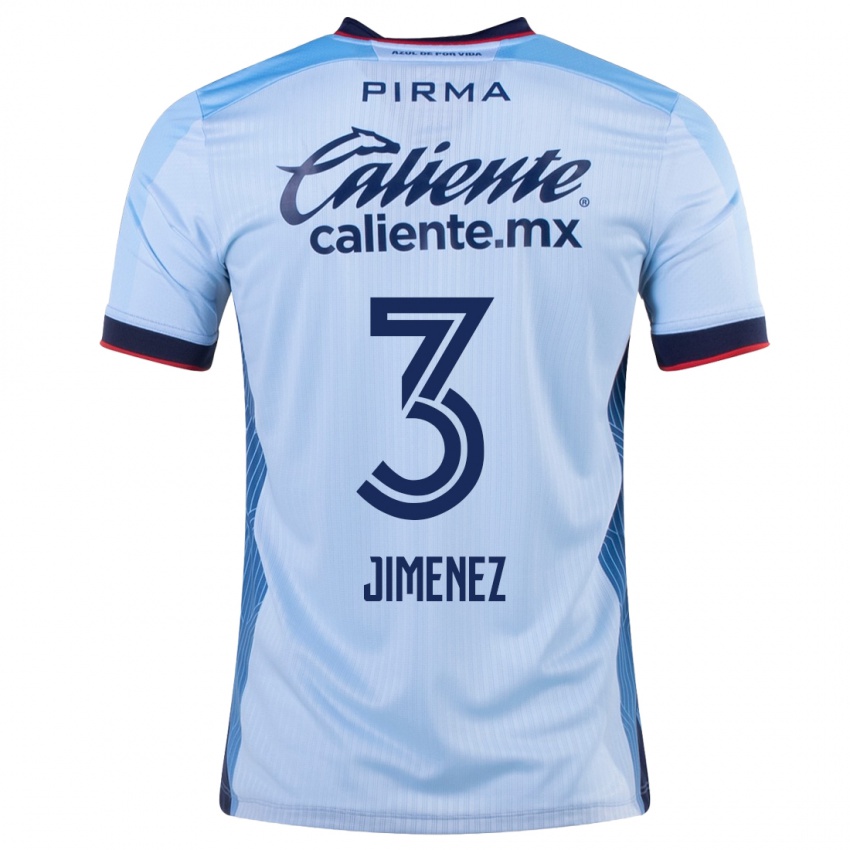Criança Camisola Jaiber Jimenez #3 Céu Azul Alternativa 2023/24 Camisa