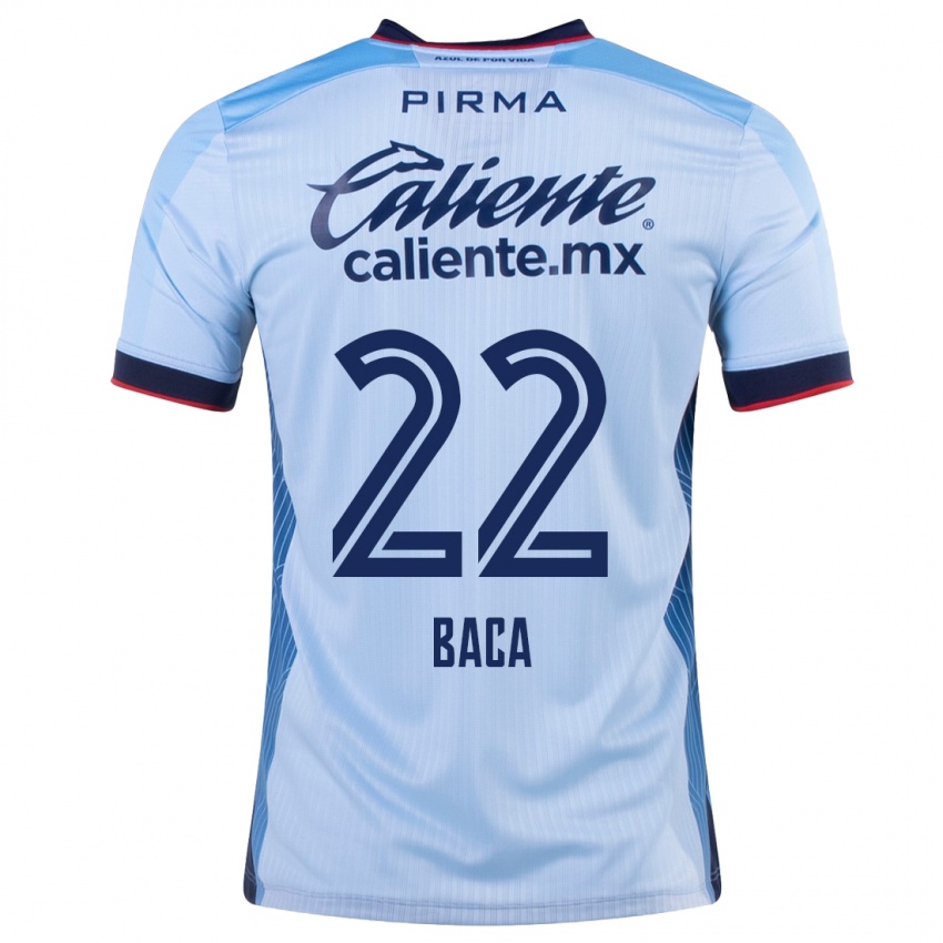 Criança Camisola Rafael Baca #22 Céu Azul Alternativa 2023/24 Camisa