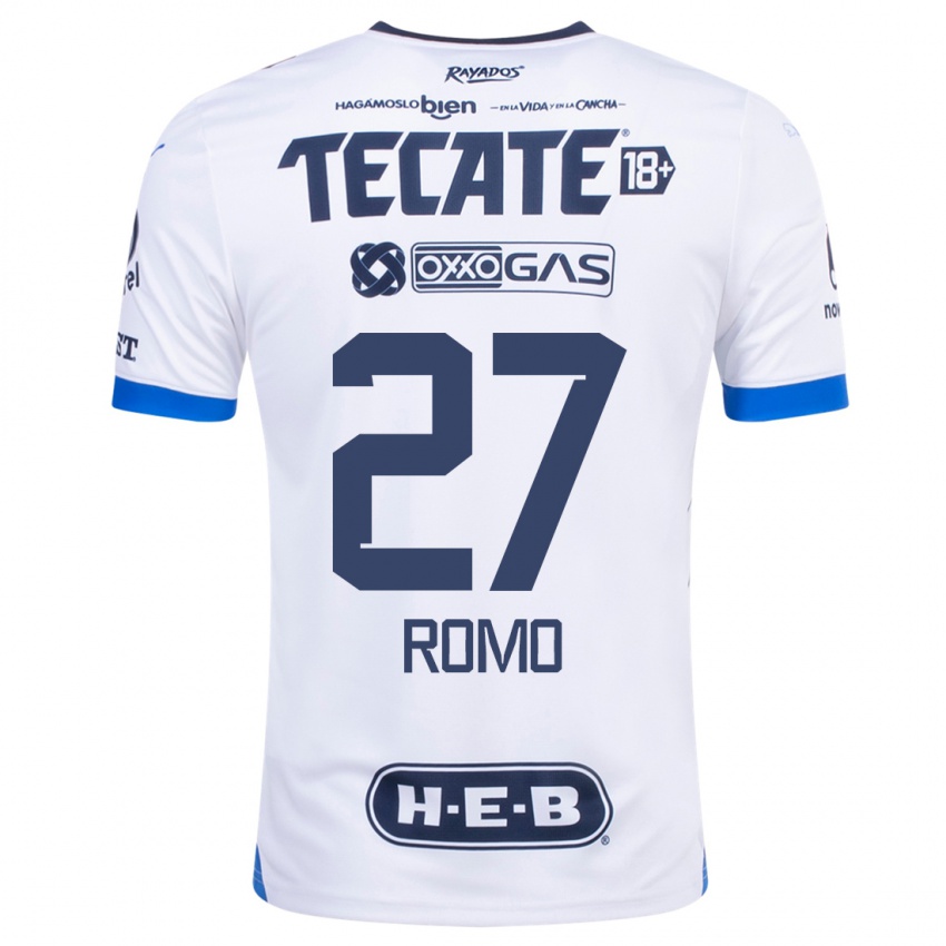 Criança Camisola Luis Romo #27 Branco Alternativa 2023/24 Camisa