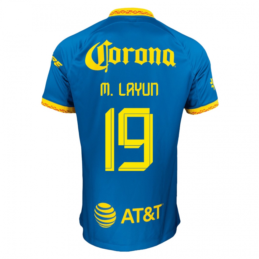 Criança Camisola Miguel Layun #19 Azul Alternativa 2023/24 Camisa