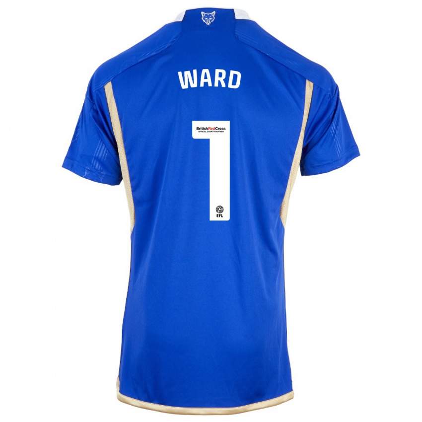 Homem Camisola Danny Ward #1 Azul Real Principal 2023/24 Camisa