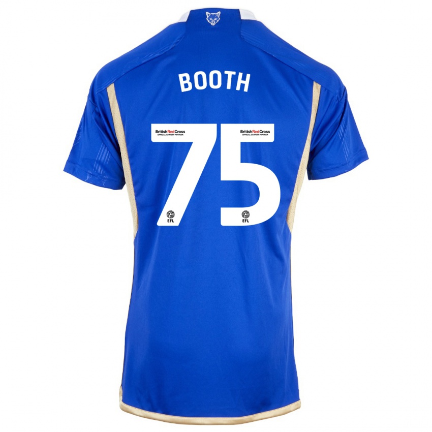 Homem Camisola Zach Booth #75 Azul Real Principal 2023/24 Camisa