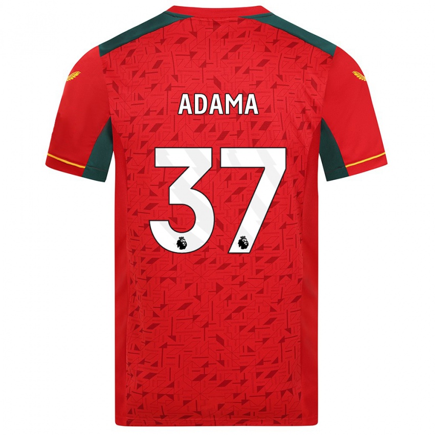 Homem Camisola Adama Traore #37 Vermelho Alternativa 2023/24 Camisa