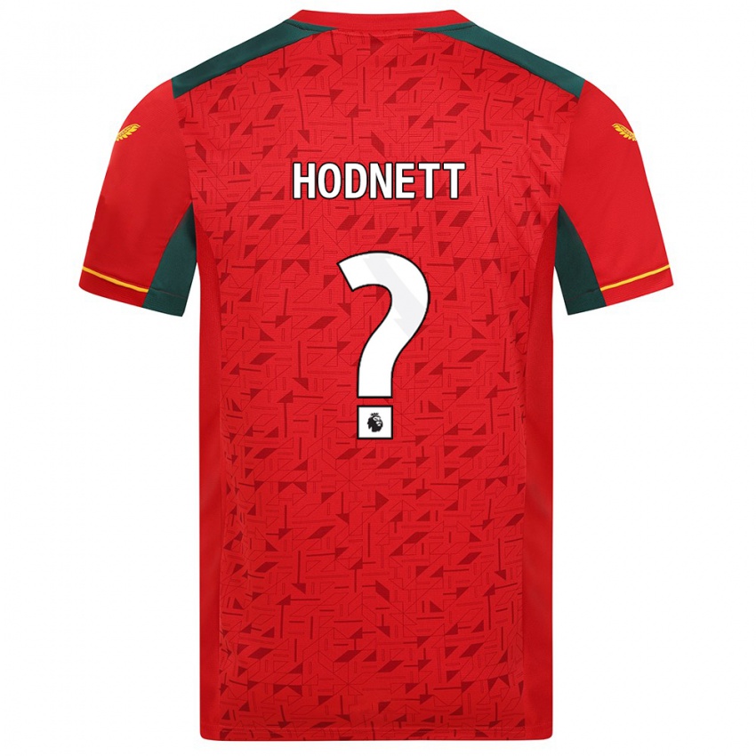 Homem Camisola Jack Hodnett #0 Vermelho Alternativa 2023/24 Camisa