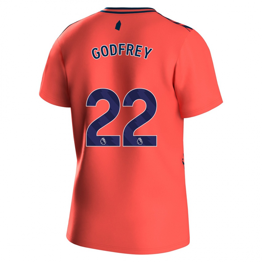 Homem Camisola Ben Godfrey #22 Corais Alternativa 2023/24 Camisa