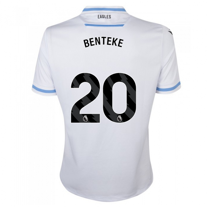 Homem Camisola Christian Benteke #20 Branco Alternativa 2023/24 Camisa