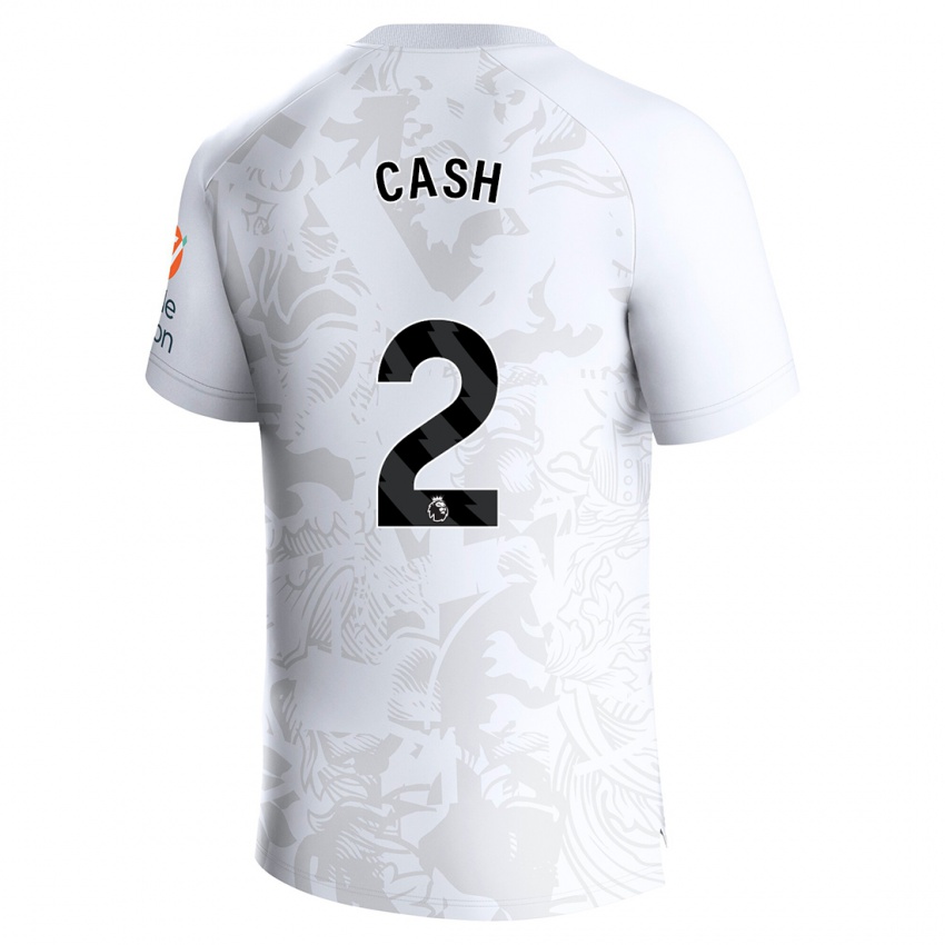 Homem Camisola Matty Cash #2 Branco Alternativa 2023/24 Camisa