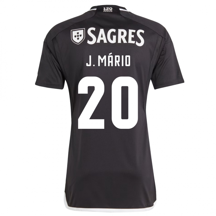 Homem Camisola Joao Mario #20 Preto Alternativa 2023/24 Camisa