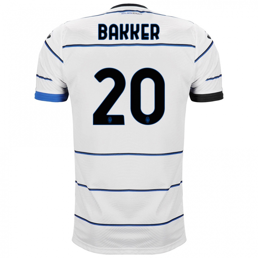 Homem Camisola Mitchel Bakker #20 Branco Alternativa 2023/24 Camisa