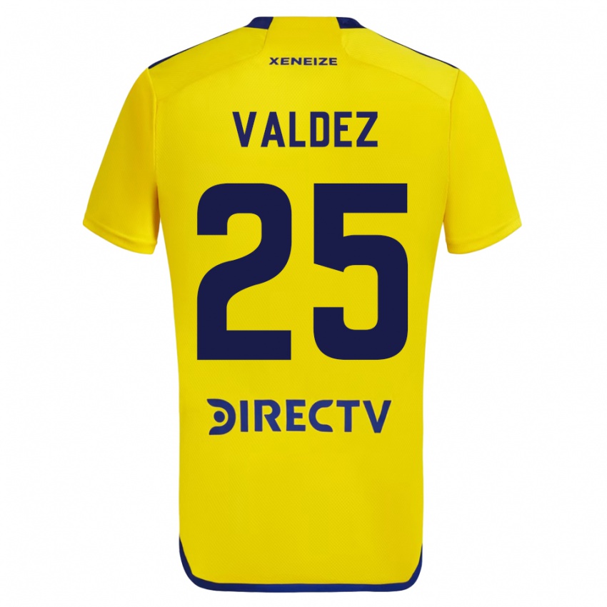Homem Camisola Bruno Valdez #25 Amarelo Alternativa 2023/24 Camisa