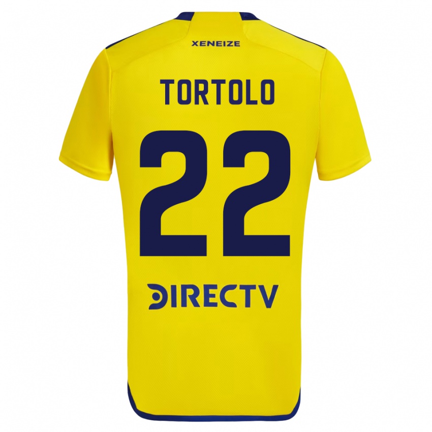 Homem Camisola Dulce Tortolo #22 Amarelo Alternativa 2023/24 Camisa