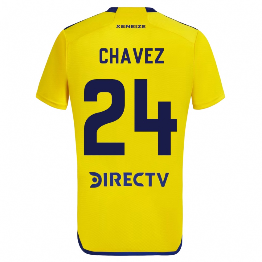 Homem Camisola Gabriela Chavez #24 Amarelo Alternativa 2023/24 Camisa