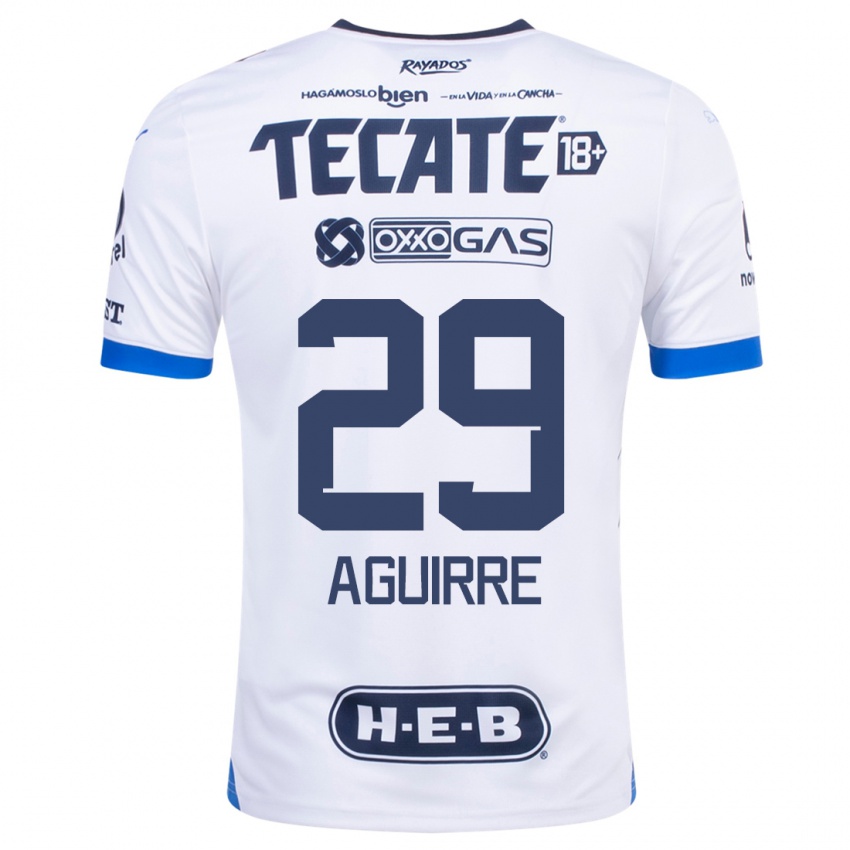 Homem Camisola Rodrigo Aguirre #29 Branco Alternativa 2023/24 Camisa