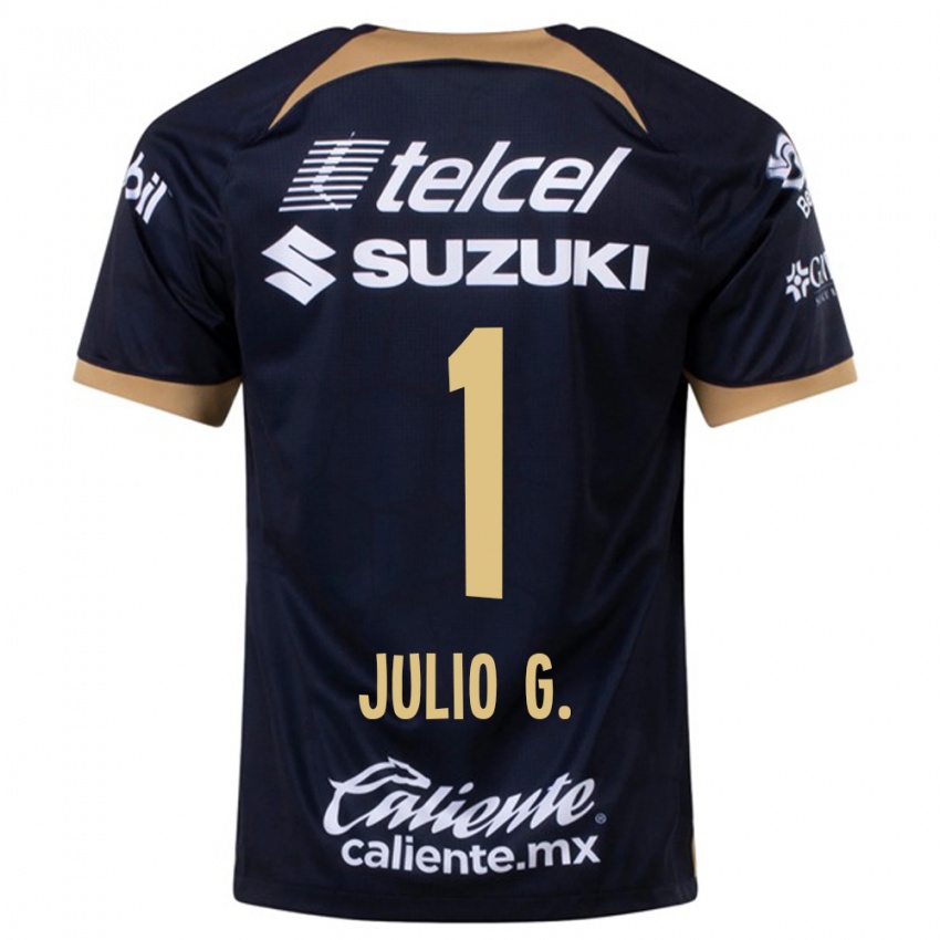 Homem Camisola Julio Gonzalez #1 Azul Escuro Alternativa 2023/24 Camisa