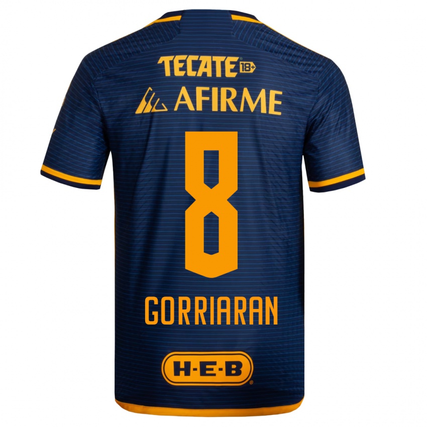 Homem Camisola Fernando Gorriaran #8 Azul Escuro Alternativa 2023/24 Camisa