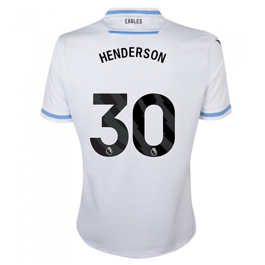 Mulher Camisola Dean Henderson #30 Branco Alternativa 2023/24 Camisa