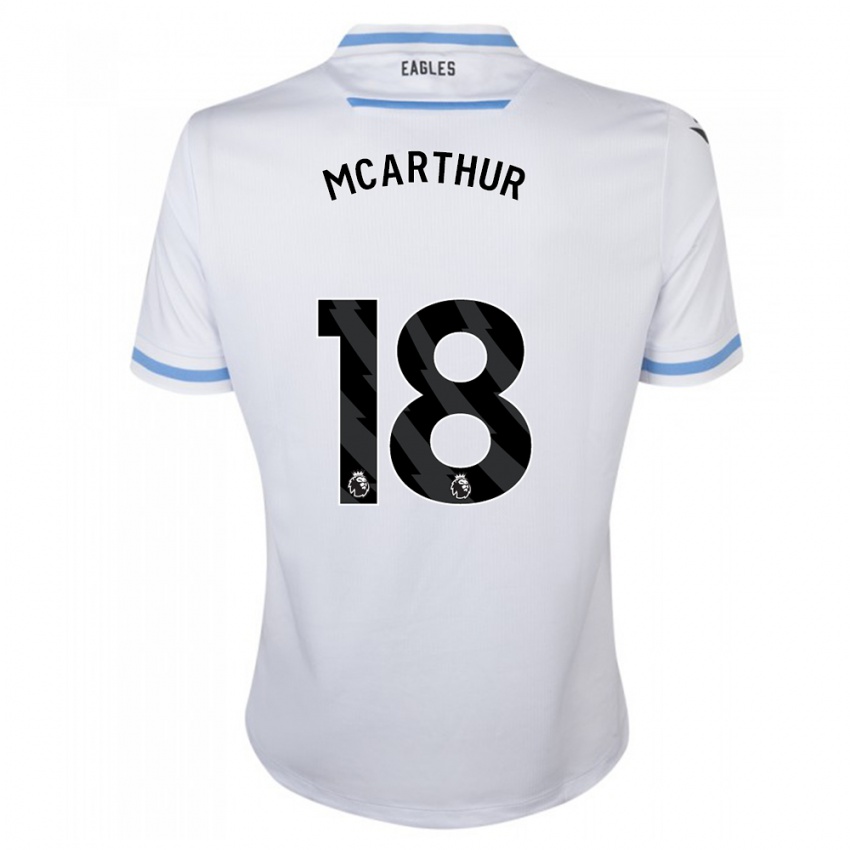 Mulher Camisola James Mcarthur #18 Branco Alternativa 2023/24 Camisa