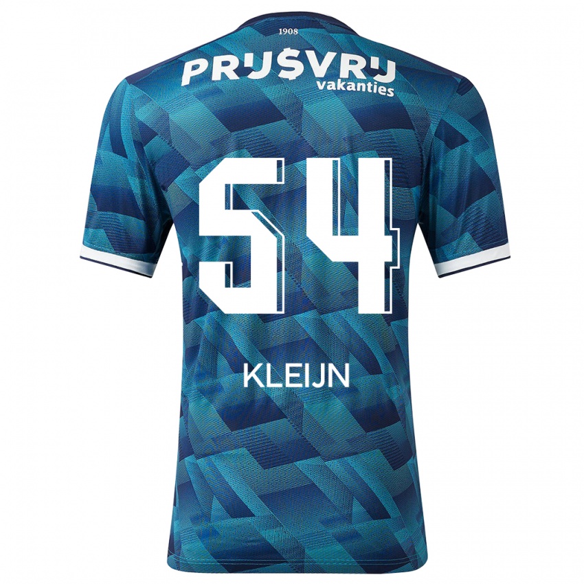 Mulher Camisola Mike Kleijn #54 Azul Alternativa 2023/24 Camisa