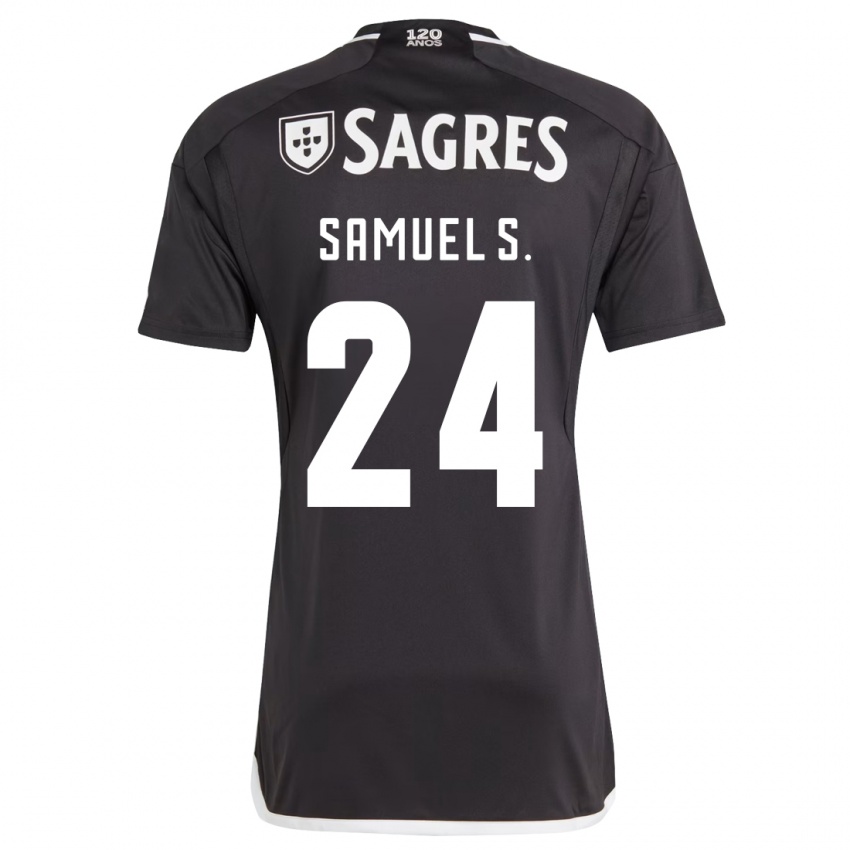 Mulher Camisola Samuel Soares #24 Preto Alternativa 2023/24 Camisa