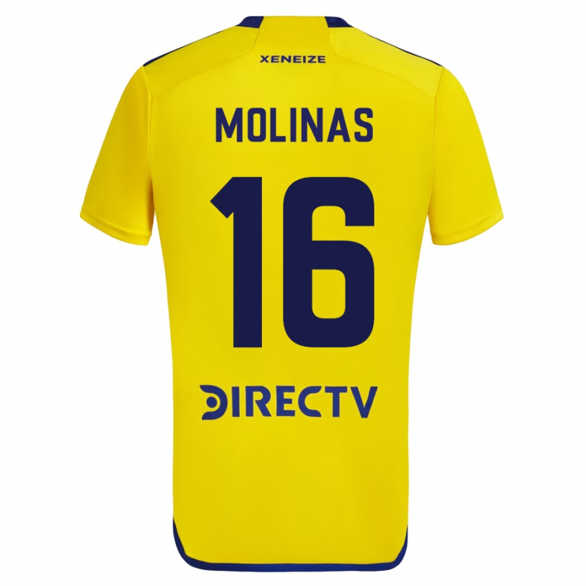 Mulher Camisola Aaron Molinas #16 Amarelo Alternativa 2023/24 Camisa