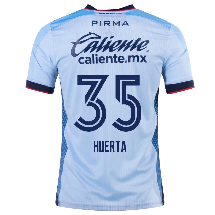 Mulher Camisola Renata Huerta #35 Céu Azul Alternativa 2023/24 Camisa