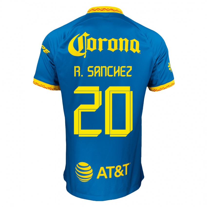 Mulher Camisola Richard Sanchez #20 Azul Alternativa 2023/24 Camisa